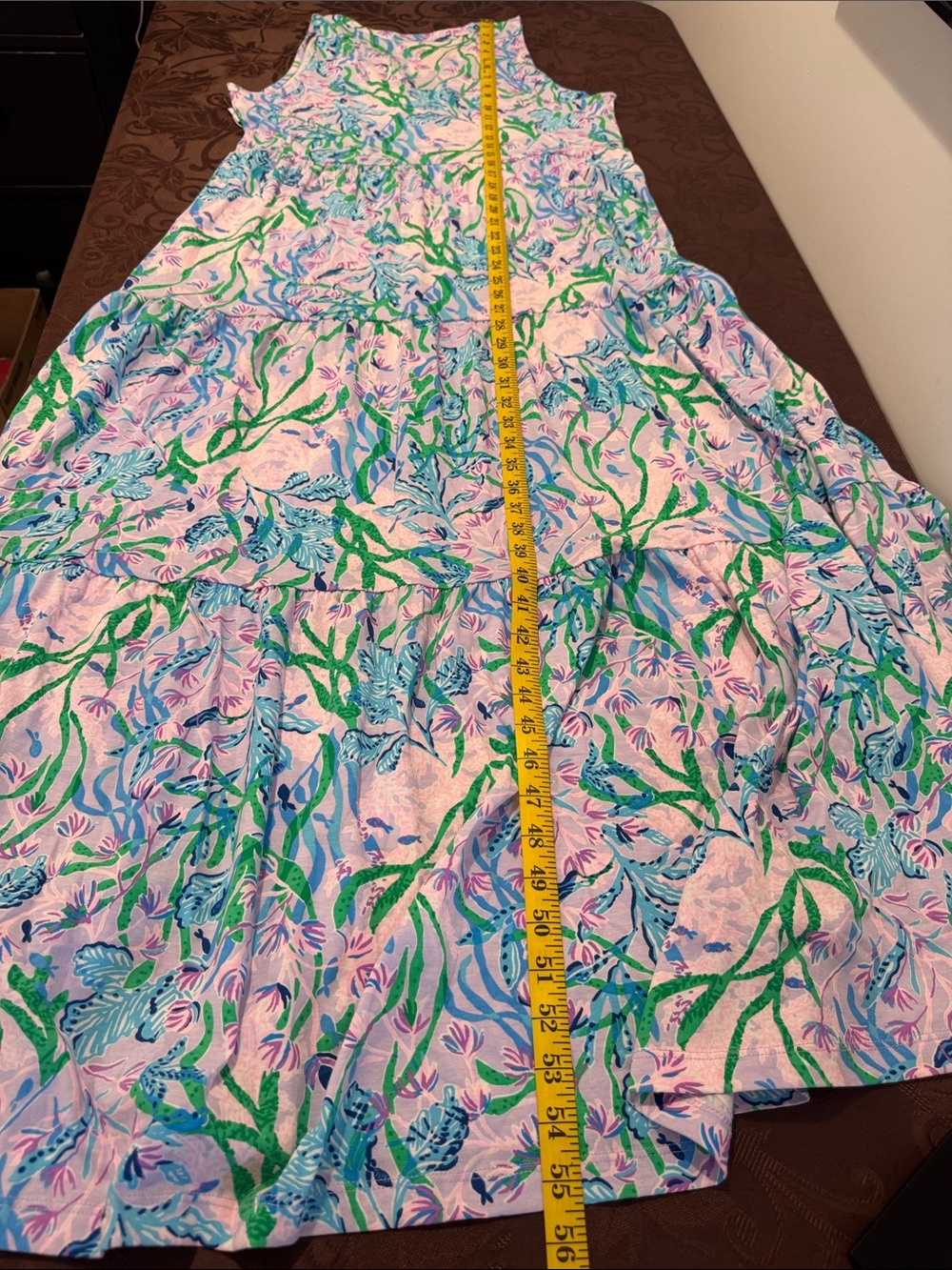 Lilly Pulitzer ‘Sydnee” Tiered Maxi Dress. Size Med - Picture 13 of 15